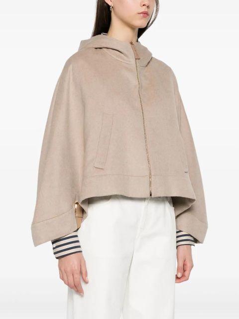 Max Mara Serio cape - Neutrals