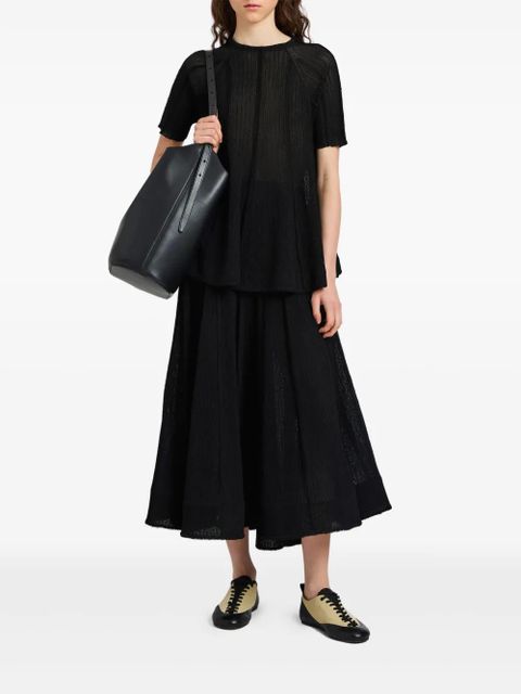 Proenza Schouler Tavia knited top - Black