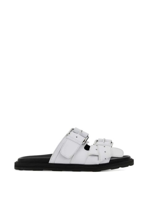 Moschino buckle strap slippers - White - zdjęcie produktu nr 1