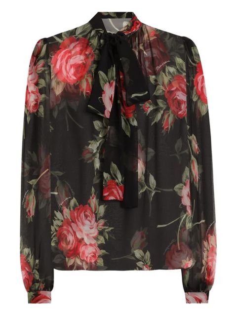 Dolce & Gabbana floral blouse - Black - zdjęcie produktu nr 1