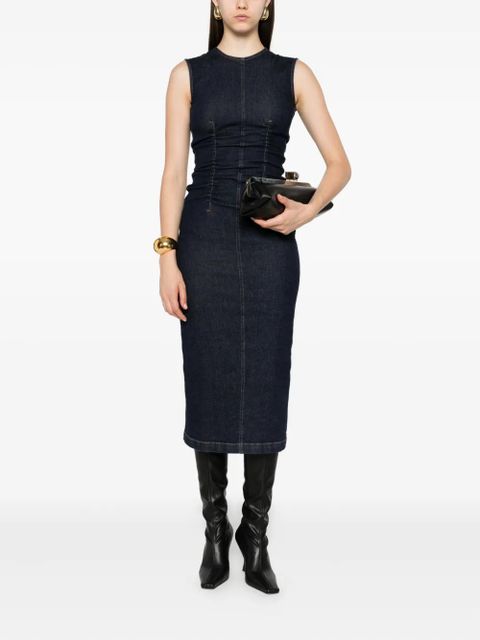 Sportmax denim midi dress - Blue - zdjęcie produktu nr 2