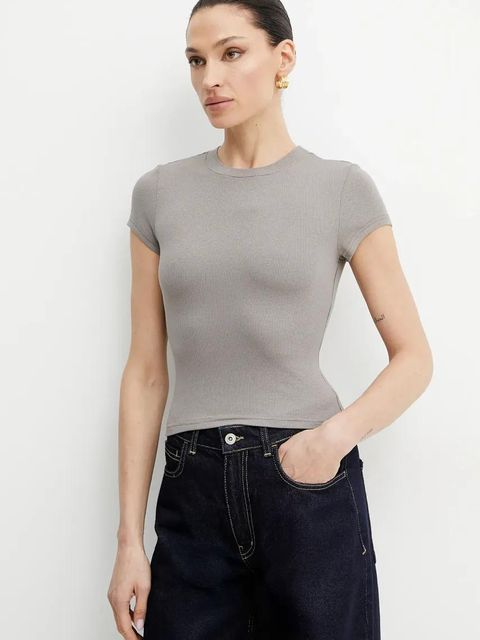 La Mania t-shirt damski kolor beżowy FIRST.2 - zdjęcie produktu nr 1