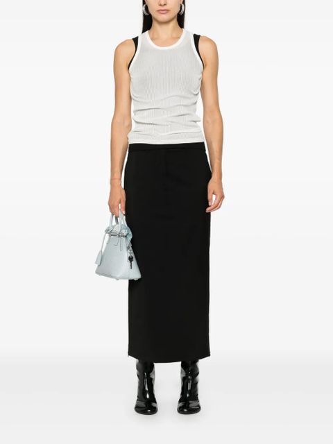 Maison Margiela silk tank top - White