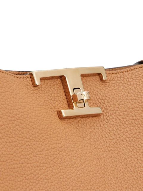 Tod's medium T Timeless leather tote bag - Brown
