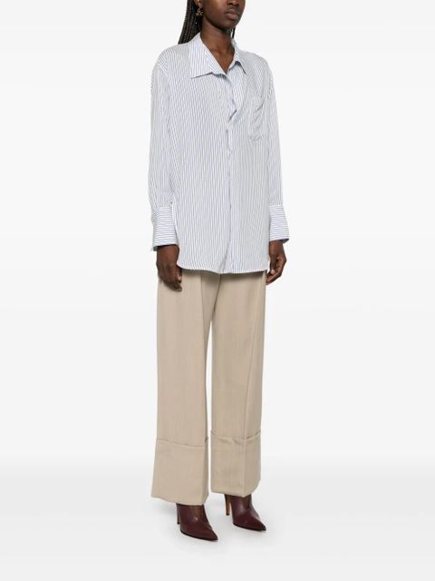 Victoria Beckham striped shirt - Blue