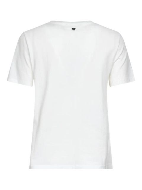 Weekend Max Mara lettering-print cotton t-shirt - White - zdjęcie produktu nr 2