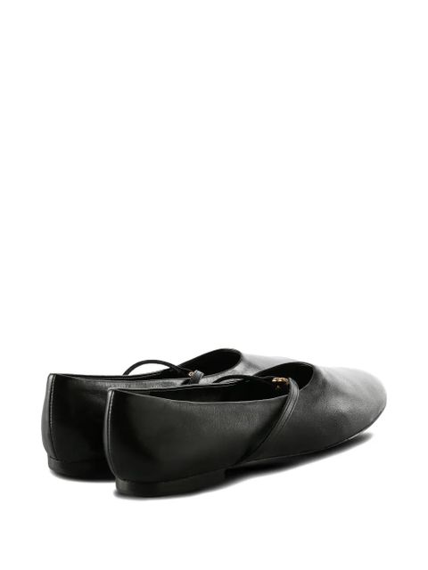 Tory Burch leather ballet flats - Black