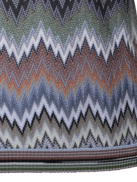 Missoni snake-pattern sleeveless top - Blue