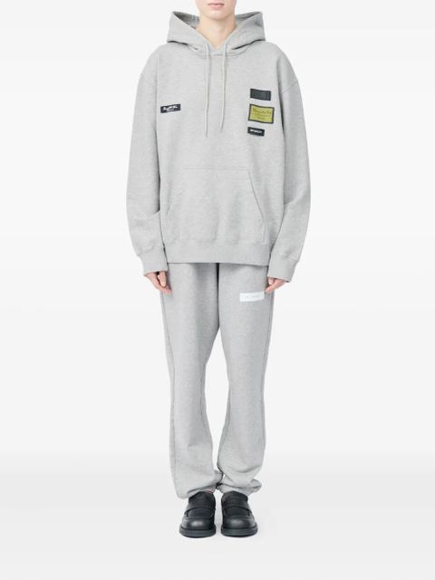 MM6 Maison Margiela patch hooded jacket - Grey - zdjęcie produktu nr 2