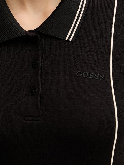 Guess sukienka PEONY kolor czarny mini dopasowana V5YK00 KCX12