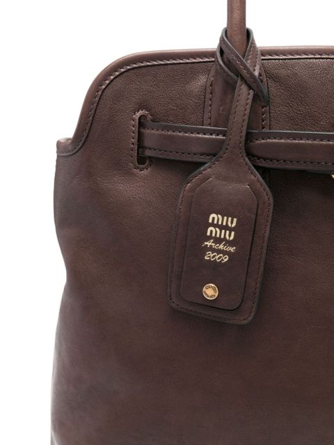 Miu Miu Aventure tote bag - Brown