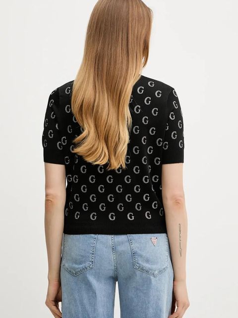 Guess t-shirt JASMINE damski kolor czarny W5GR05 Z3D60