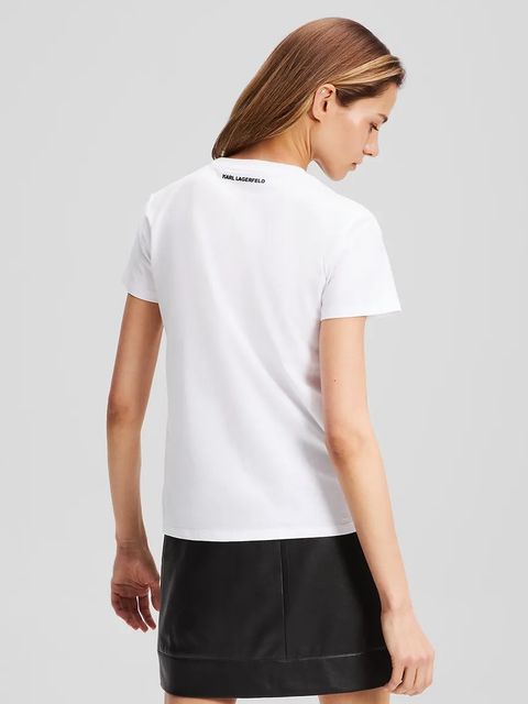 Karl Lagerfeld t-shirt bawełniany IKON - zdjęcie produktu nr 1