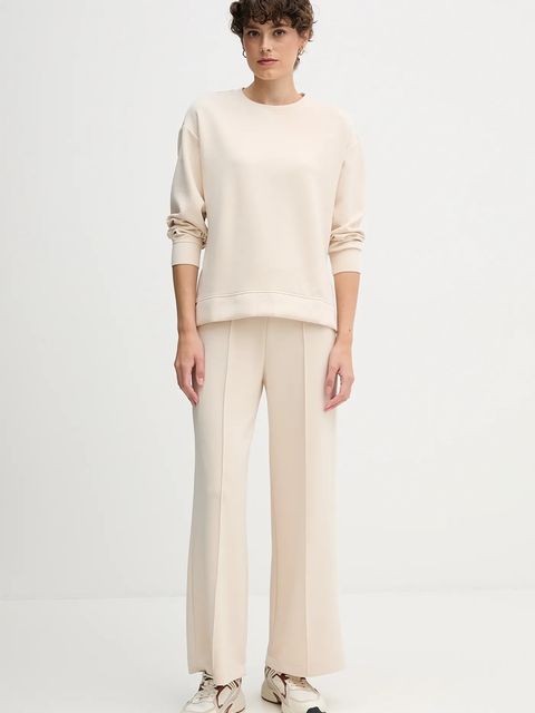 United Colors of Benetton bluza damska kolor beżowy gładka 3Y2F3M07M