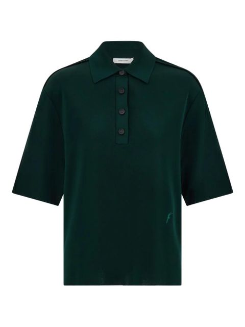 Ferragamo knitted polo shirt - Green - zdjęcie produktu nr 1