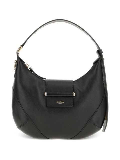 Jimmy Choo crescent leather shoulder bag - Black - zdjęcie produktu nr 1