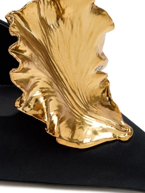 Cult Gaia sculpted heeled mules - Black