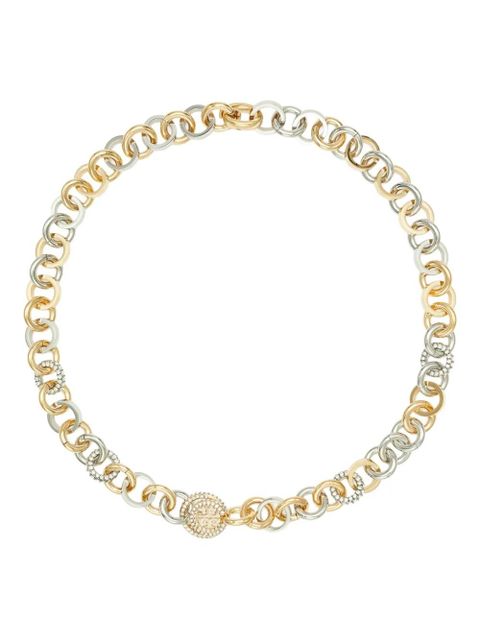 Tory Burch pave chain necklace - Gold - zdjęcie produktu nr 1