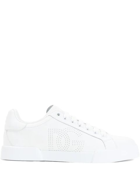 Dolce & Gabbana leather sneakers - White - zdjęcie produktu nr 1