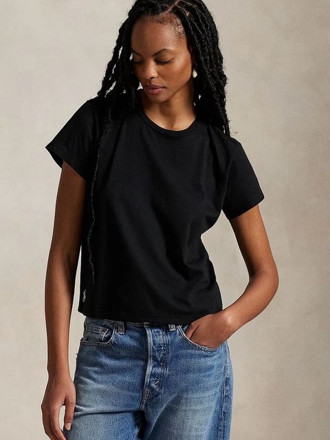 Polo Ralph Lauren t-shirt damski kolor czarny 211967102 - zdjęcie produktu nr 1