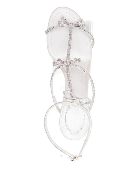 René Caovilla 80mm Caterina heeled sandals - White - zdjęcie produktu nr 2