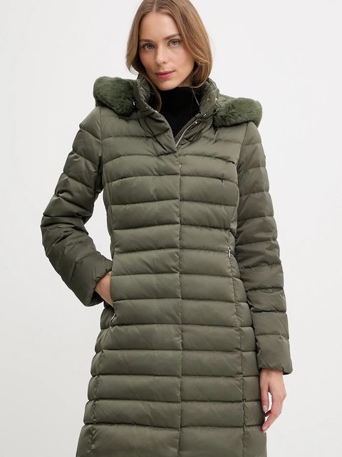 Geox kurtka puchowa BETTANIE kolor zielony zimowa W5626H T3122 - zdjęcie produktu nr 1