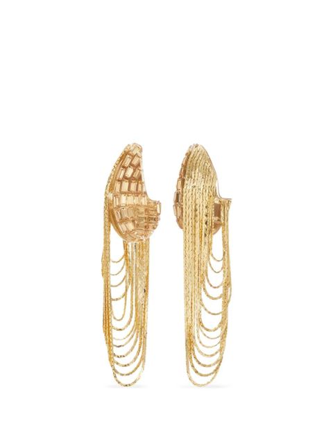 Tory Burch Runway chain statement earring - Gold