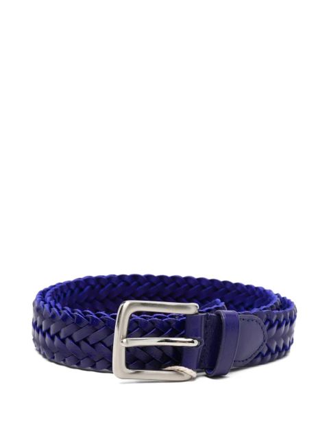 DRAGON DIFFUSION 9ply Polo intreccio unito braided belt - Purple - zdjęcie produktu nr 1