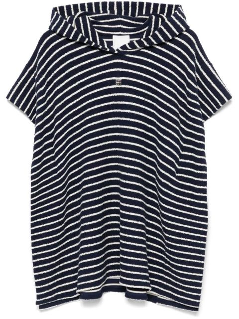 Givenchy striped towelling poncho - Blue - zdjęcie produktu nr 1