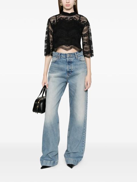 TWINSET laced blouse - Black - zdjęcie produktu nr 2