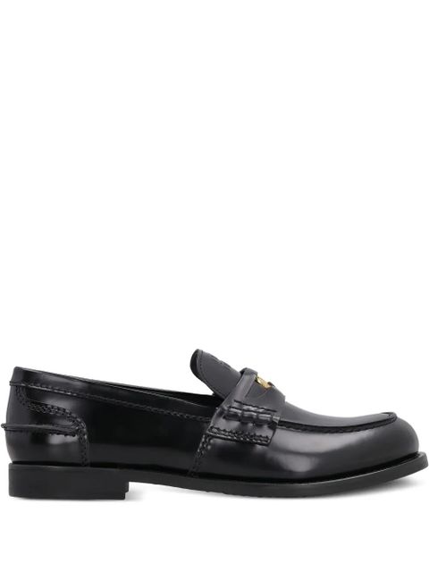 Miu Miu brushed penny bar loafers - Black - zdjęcie produktu nr 1