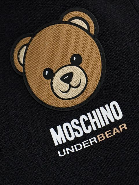 Moschino Teddy Bear-logo shorts - Black
