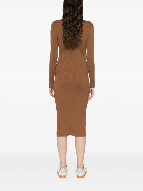 Lauren Ralph Lauren polo midi dress - Brown