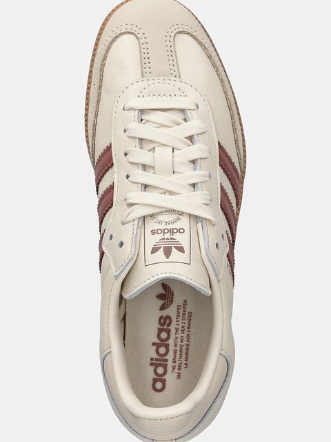 adidas Originals sneakersy skórzane Samba Og damskie kolor beżowy JS1361