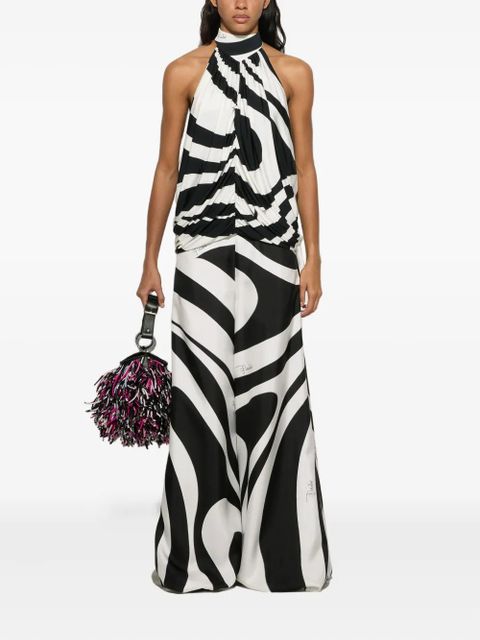 PUCCI Marmo print sleeveless top - Black