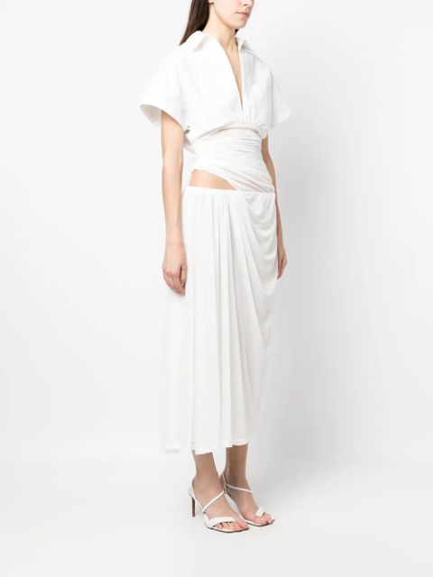 Christopher Esber Comosum Clash shirtdress - White - zdjęcie produktu nr 2