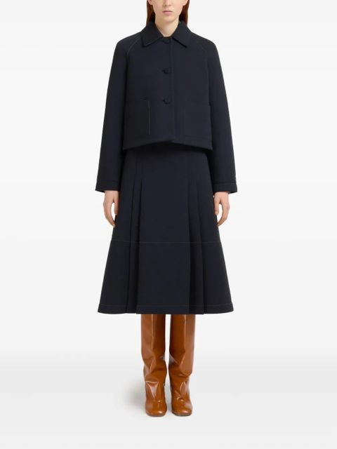 Marni cropped button-up jacket - Black - zdjęcie produktu nr 2