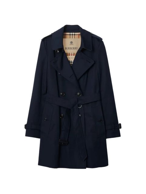 Burberry short Chelsea heritage trench coat - Blue - zdjęcie produktu nr 1
