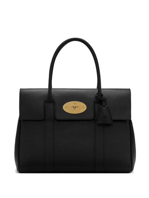 Mulberry Bayswater front-flap closure tote bag - Black - zdjęcie produktu nr 1