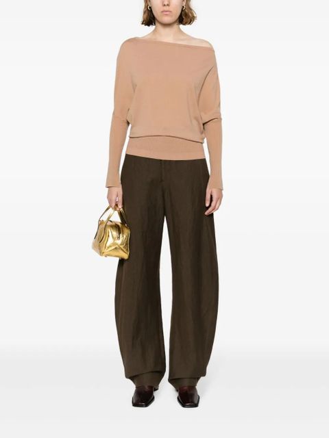 Simkhai off-shoulder wool-blend jumper - Brown - zdjęcie produktu nr 2