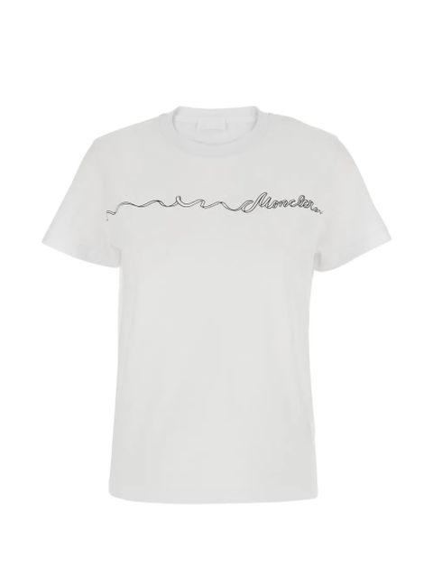 Moncler lettering T-shirt - White - zdjęcie produktu nr 1