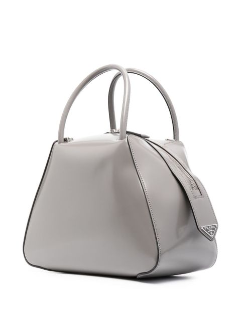 Prada small Supernova leather tote bag - Grey