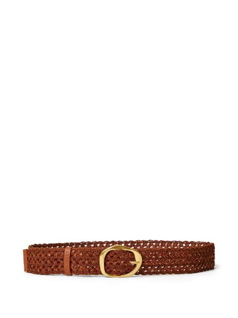 TWINSET interwoven-design belt - Brown - zdjęcie produktu nr 1
