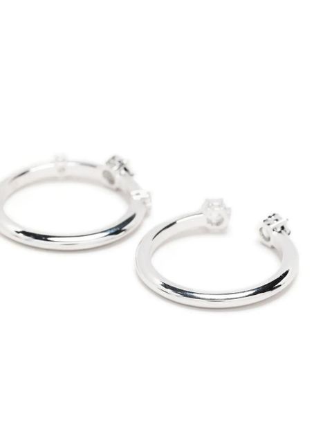 Swarovski Constella round-cut crystal rings - Silver