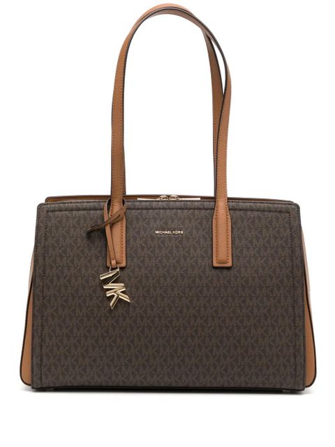 Michael Kors logo print tote bag - Brown - zdjęcie produktu nr 1
