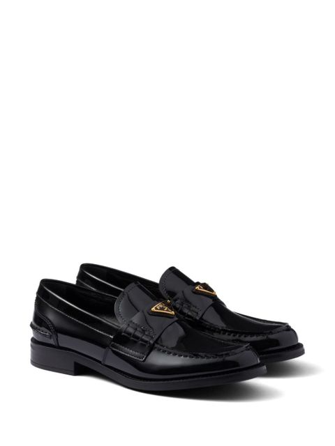 Prada patent-leather loafers - Black - zdjęcie produktu nr 2