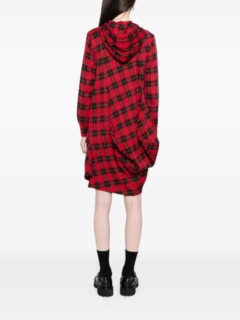Comme Des Garçons plaid dress - Red