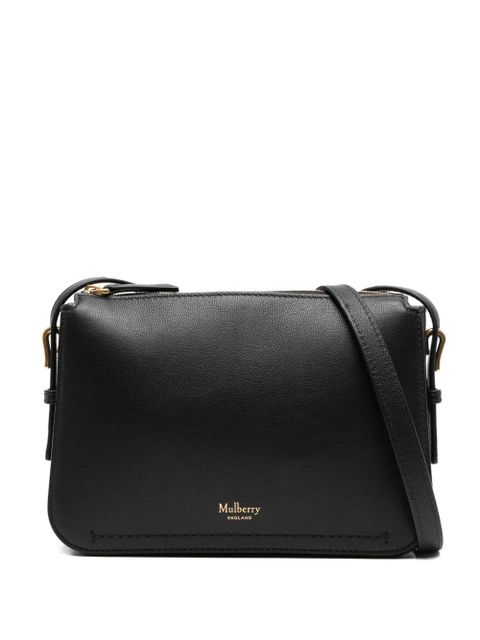 Mulberry Clovelly leather zip-top cross body bag - Black - zdjęcie produktu nr 1