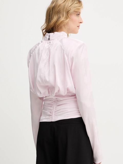 Rotate bluzka damska kolor fioletowy z aplikacją 1160661809