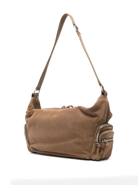 Marge Sherwood suede zip-fastening tote bag - Brown